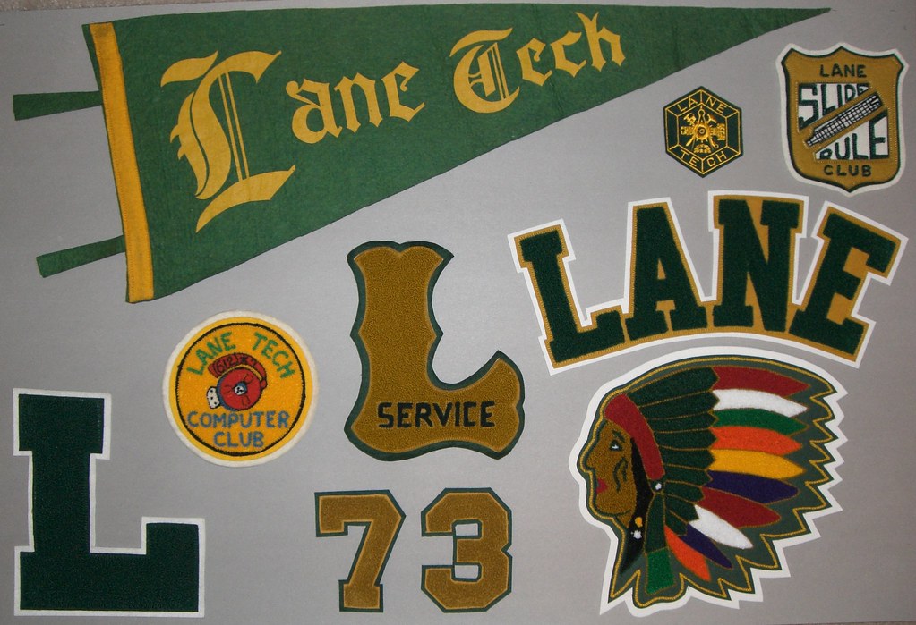 Lane Tech High School Here is a frame of some old patches … Flickr