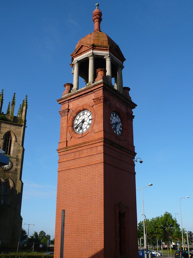 Bolton Station Clock Tower Rail Station, Trinity Street, B… Flickr