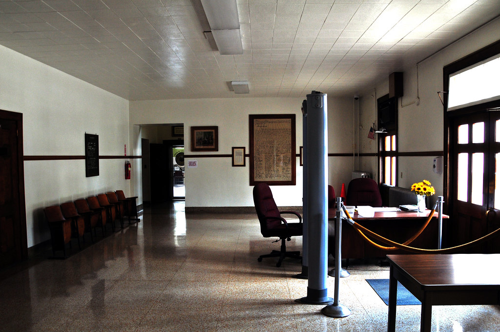Entranceway Greenbrier County Courthouse; Lewisburg WV Taber Andrew