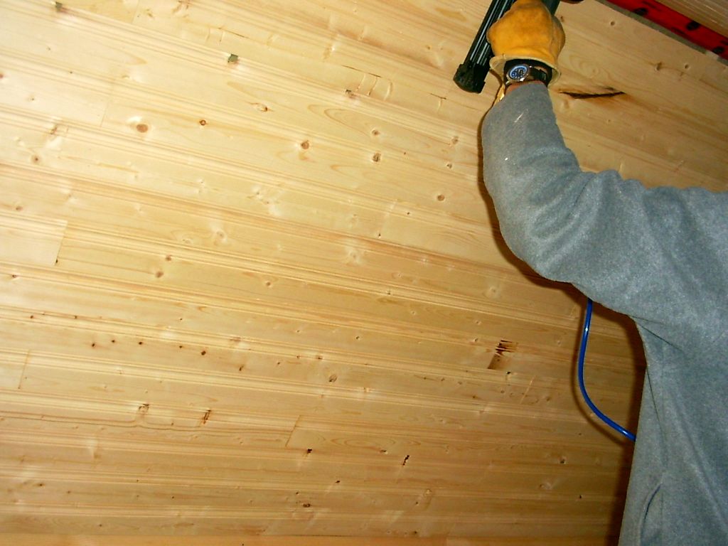 N0102 Installing panelling with brad nailer wjpedersen Flickr