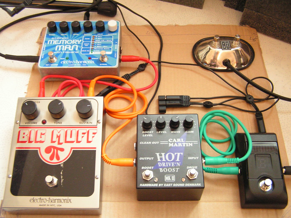 Pedal Cardboard Practicing for a real pedal board. This is… Flickr