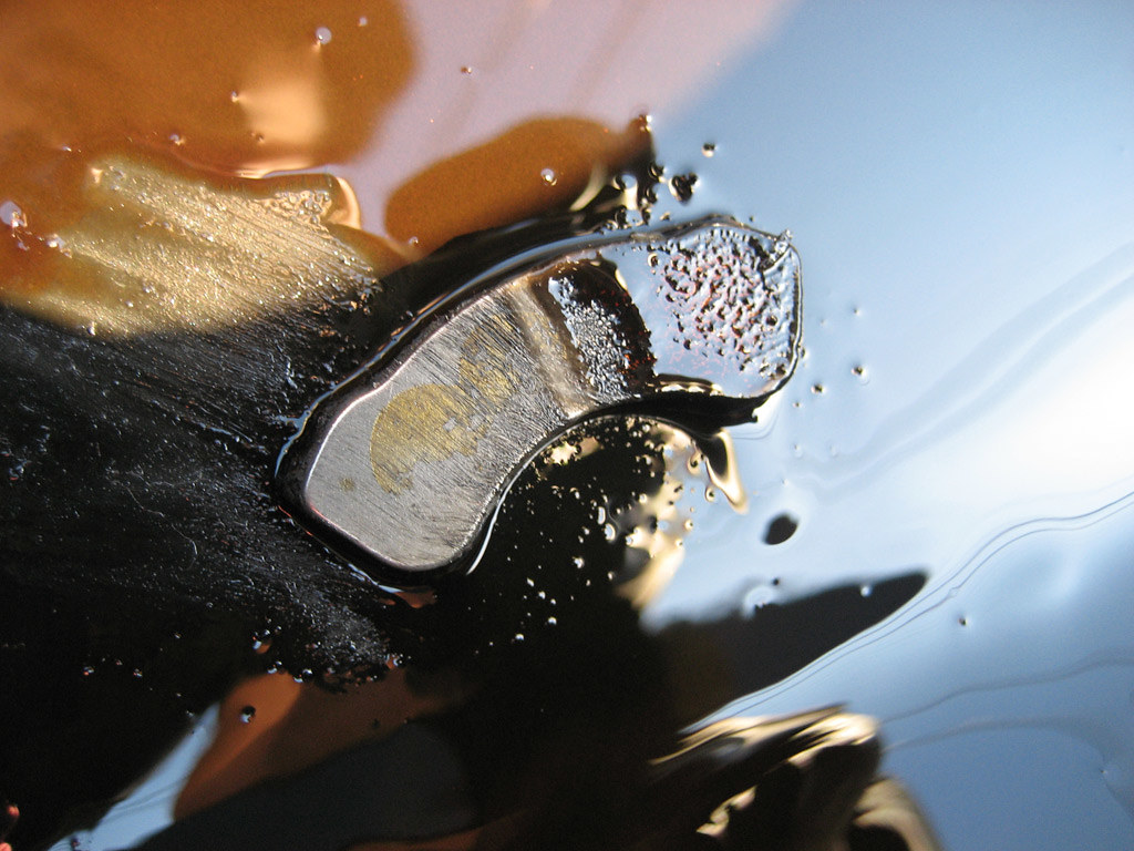 Oil Pan Neodymium Partially Wiped Clean I partial… Flickr