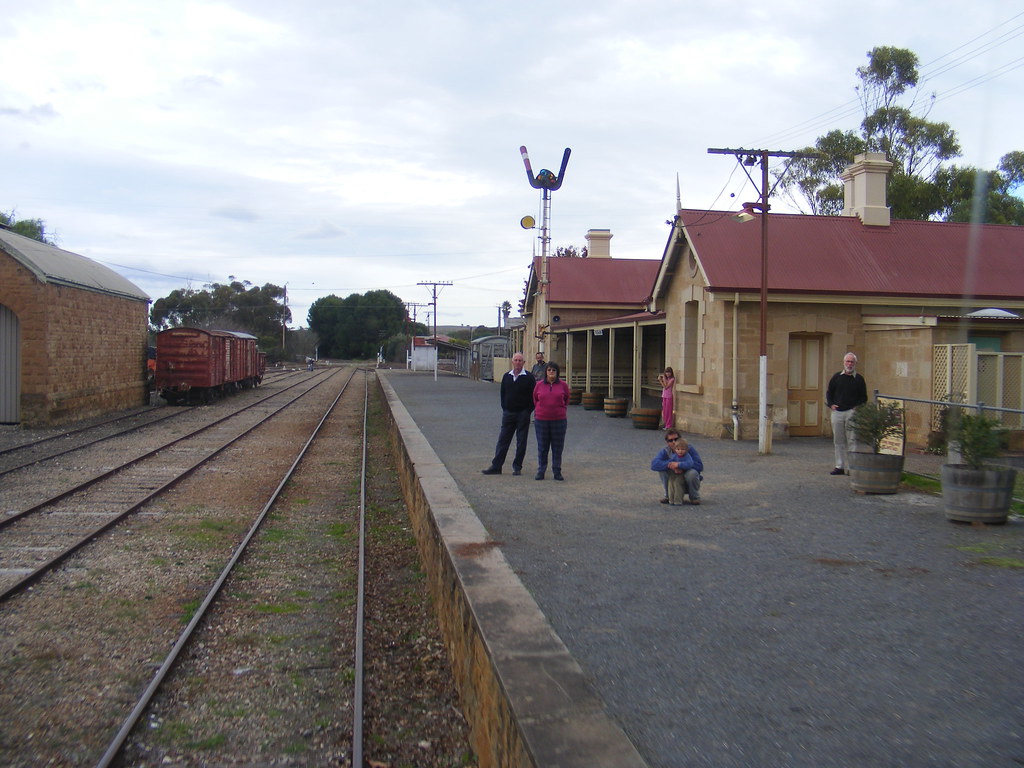 Strathalbyn station and yard, May 2008. sar400classgarratt409 Flickr