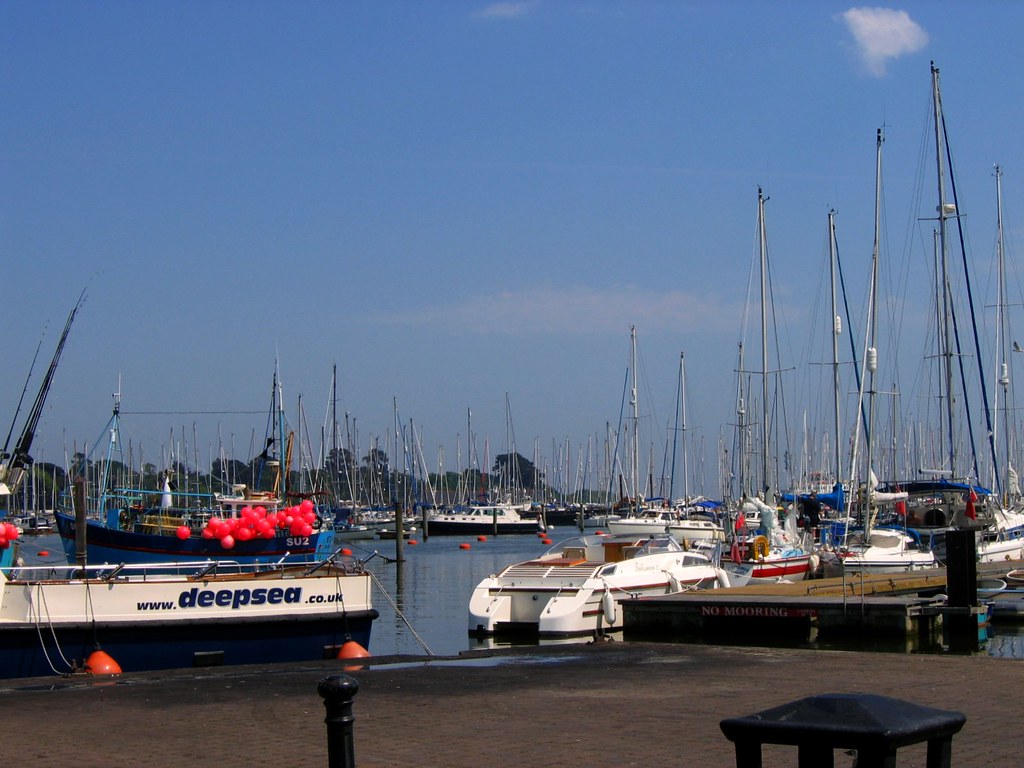 The Small Port of Lymington, Hampshire One morning in late… Flickr