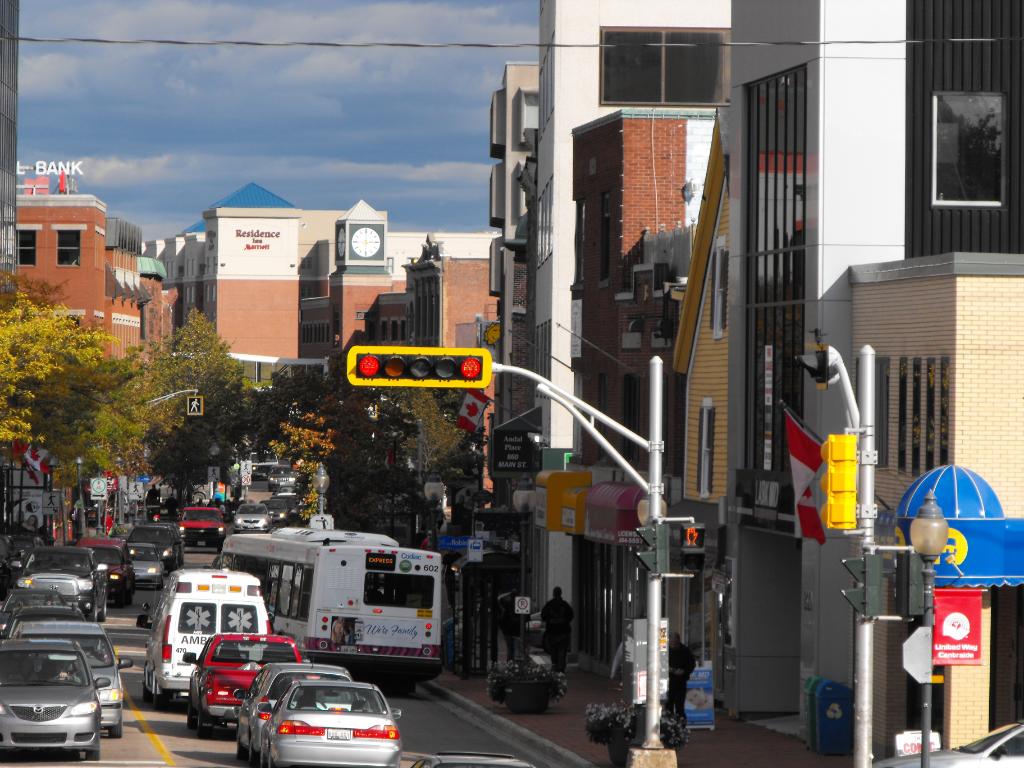 Main st Moncton, NB Downtown Moncton is a buzz of activity… Matt