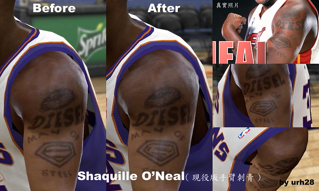 Shaquille Oneal Tattoos