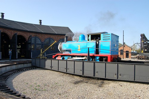 Thomas the Tank Engine enters a Shed at Greenfield Village… | Flickr