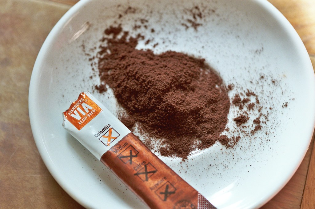 starbucks via instant coffee powder 97 cents or so for thi… Flickr