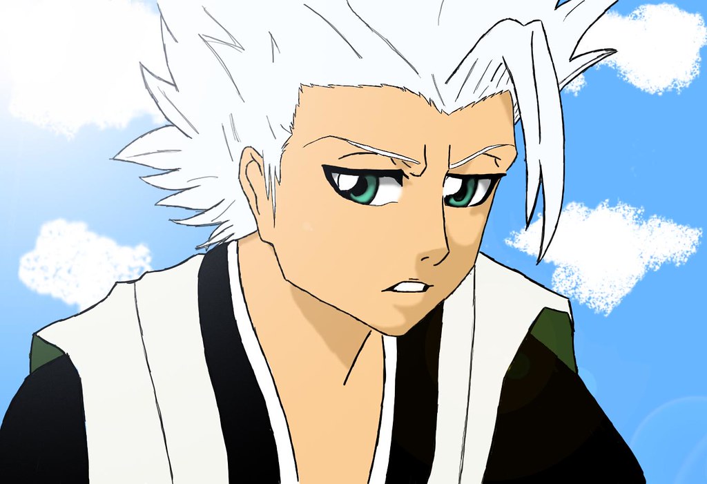 Toshiro Hitsugaya Toshiro Hitsugaya from Bleach. Kuro_Ookami13 Flickr