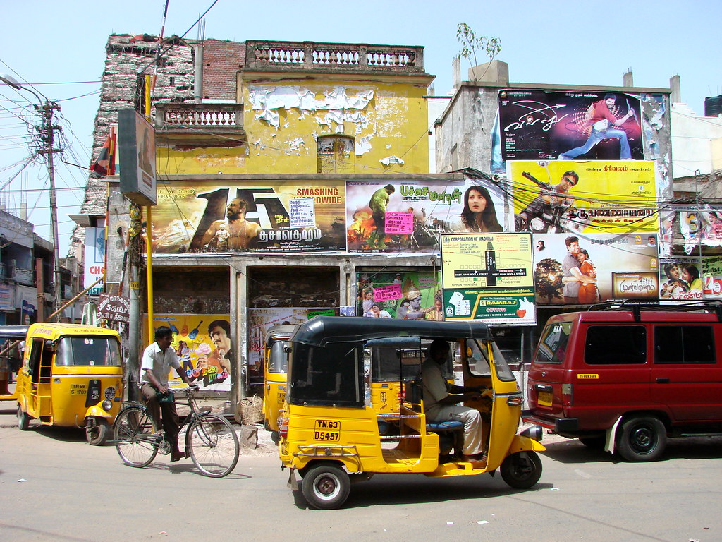 Downtown Street Scene with Kollywood (Tamil Film) Posters … Flickr