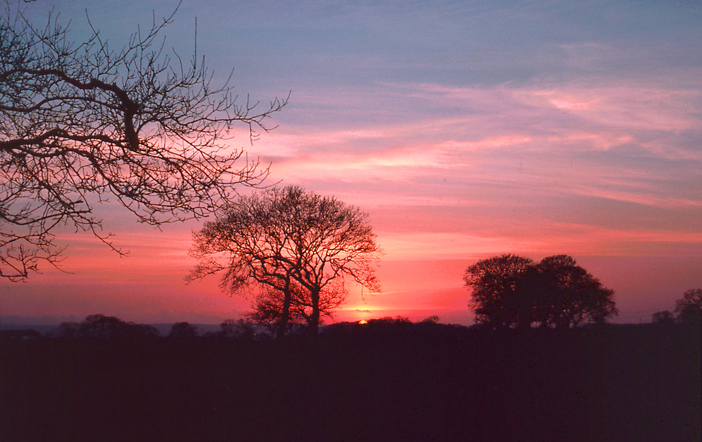 a Cheshire sunset (Great Saughall) taken from Long Lane, S… Flickr