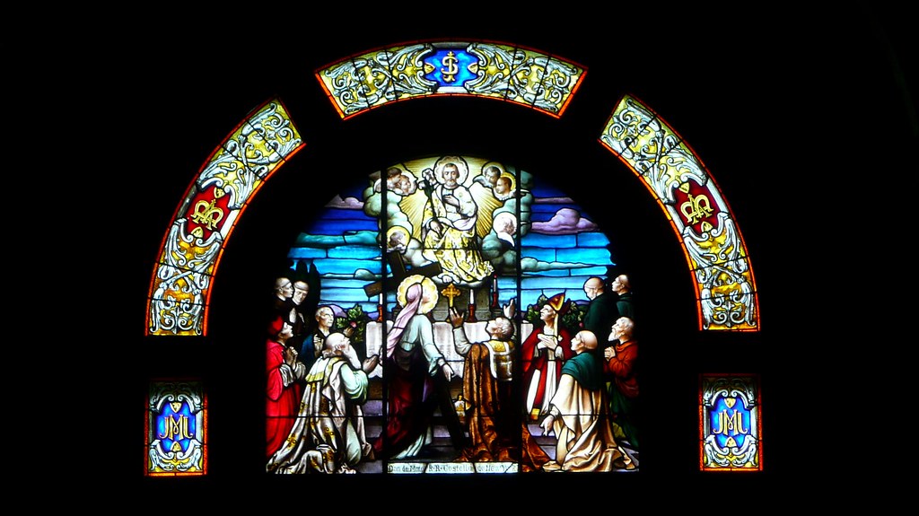 Stained glass, Oratoire St. Joseph Oratoire Saint Joseph, … Flickr