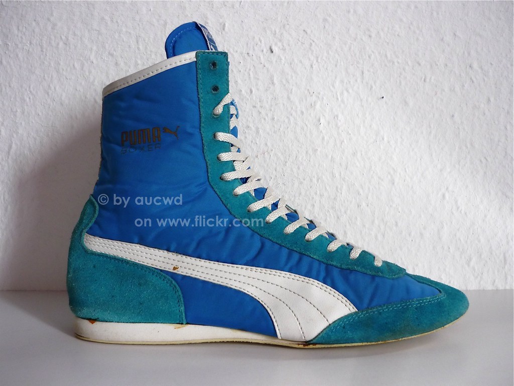70`S / 80`S VINTAGE PUMA BOXER BOXING BOOTS very hard to… Flickr