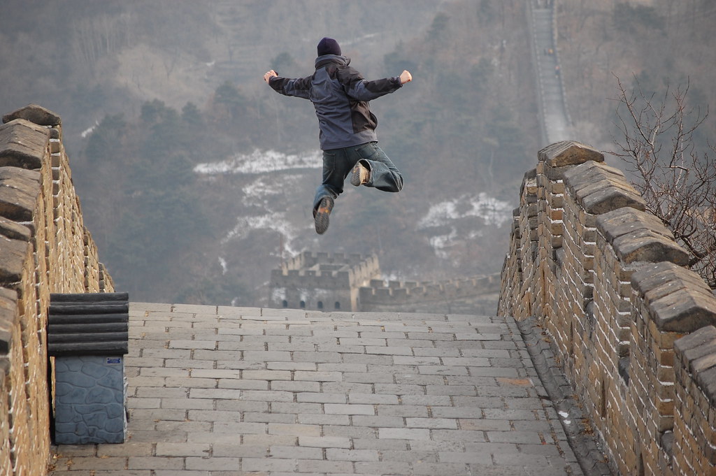 Jumping over the Great Wall Philip Larson Flickr