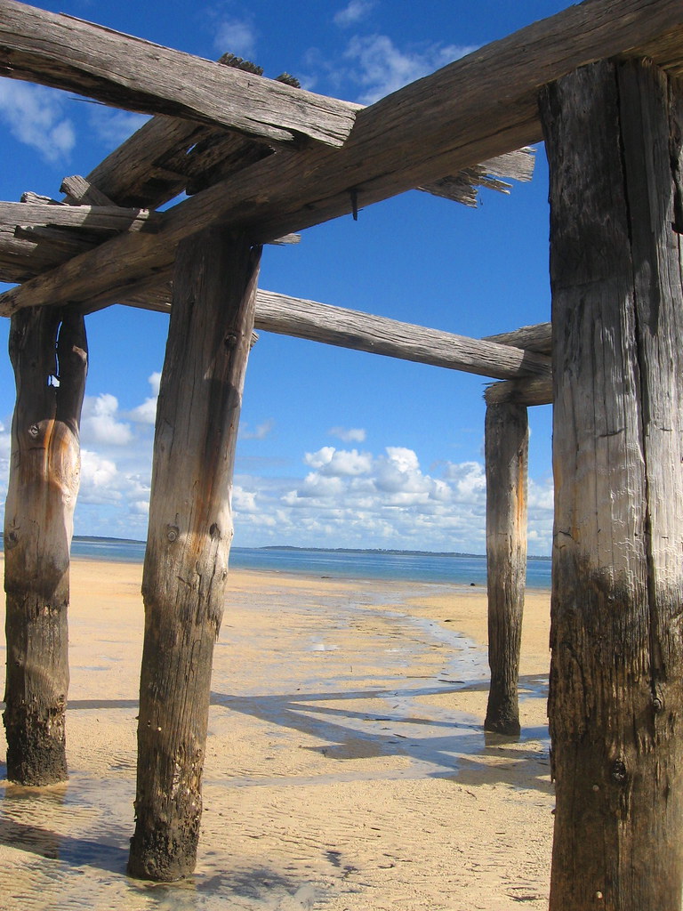 McKenzie's Jetty Fraser Island, QLD, Australia Carrie Lynne Flickr