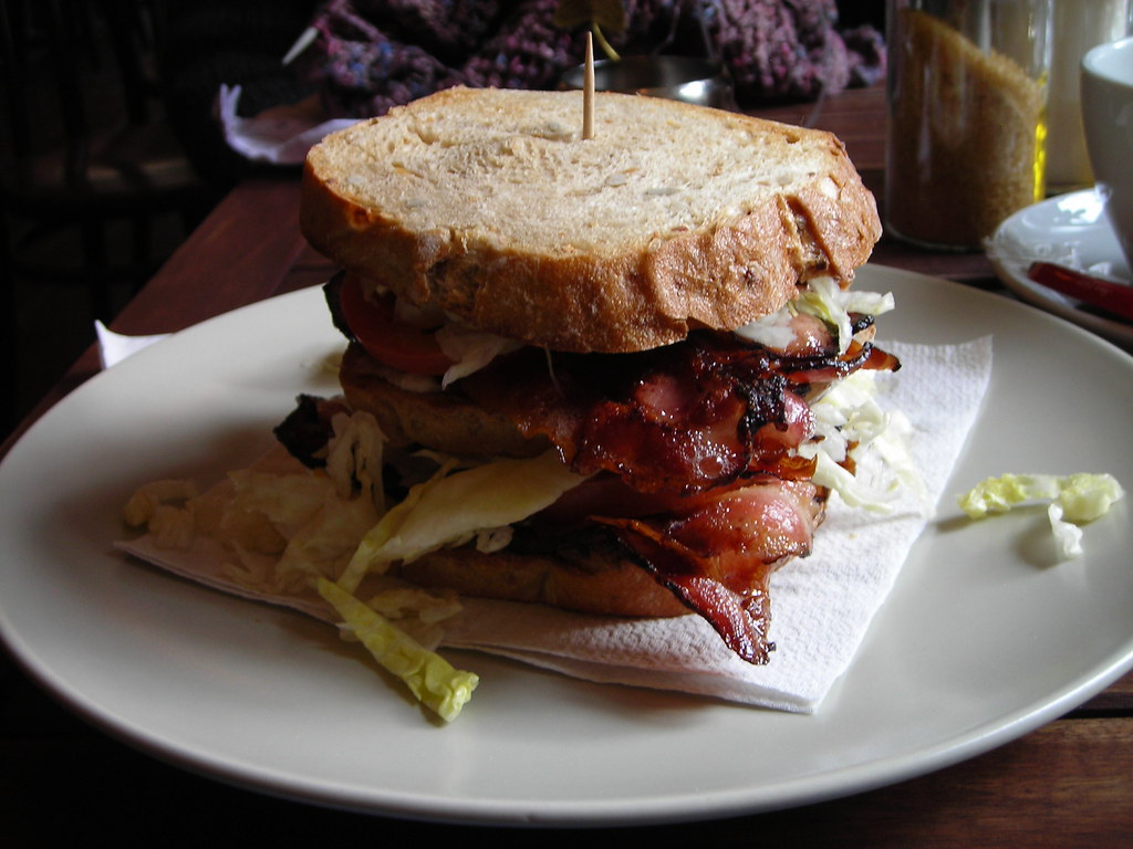 Bacon Sandwich This was billed as a club sandwich, but it … Flickr