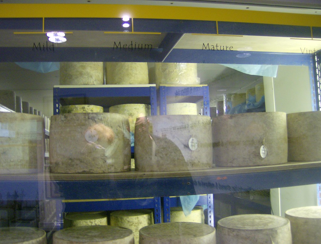 cheddar cheese curing in fridge mary Herbers Flickr