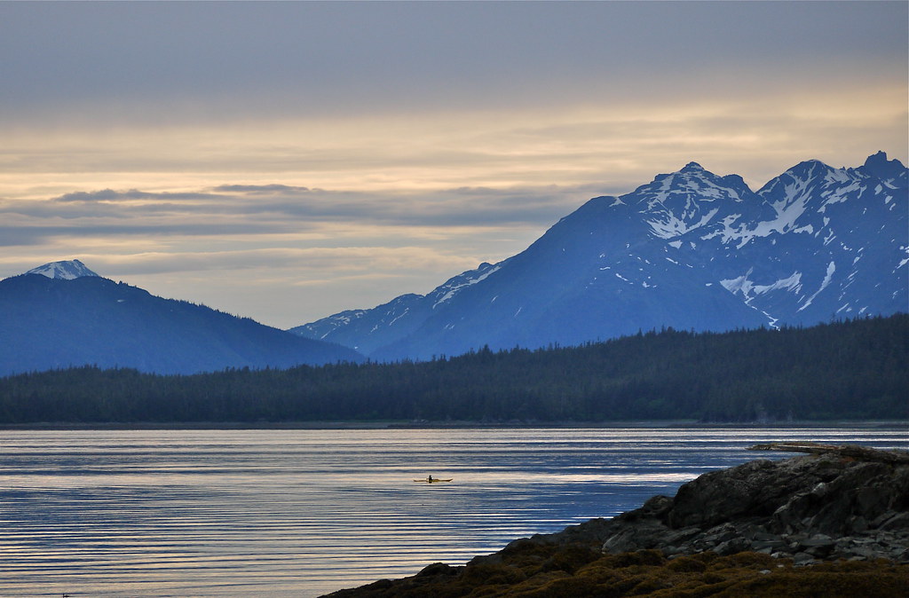 Kayaker in Berners Bay Three day kayak trip along Southern… Flickr