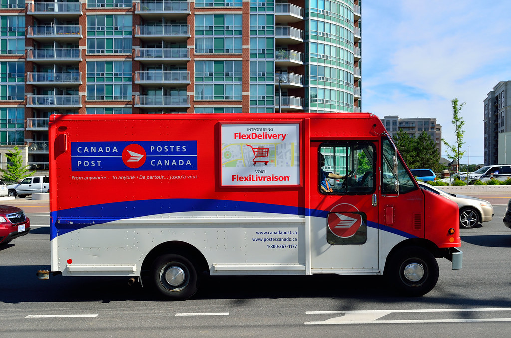 Canada Post delivery truck Canada Post delivery truck Flickr