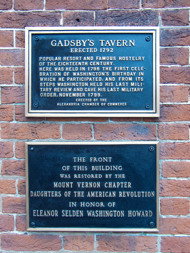 Gadsby's Tavern The tavern buildings are located in the he… Flickr