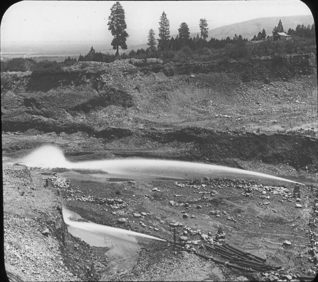 Placer mining in Oregon Image Description “Placer mining … Flickr