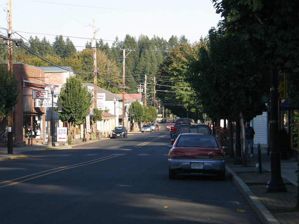 Oct 4th Day Out Main Street, Vernonia, Oregon, Oct 2009. Carol