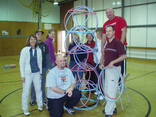 Corning Painted Post NY Teacher Team Building. Train the T