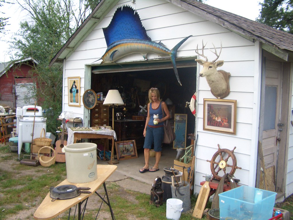 Nebraska Garage sale Mike Riedmann Flickr
