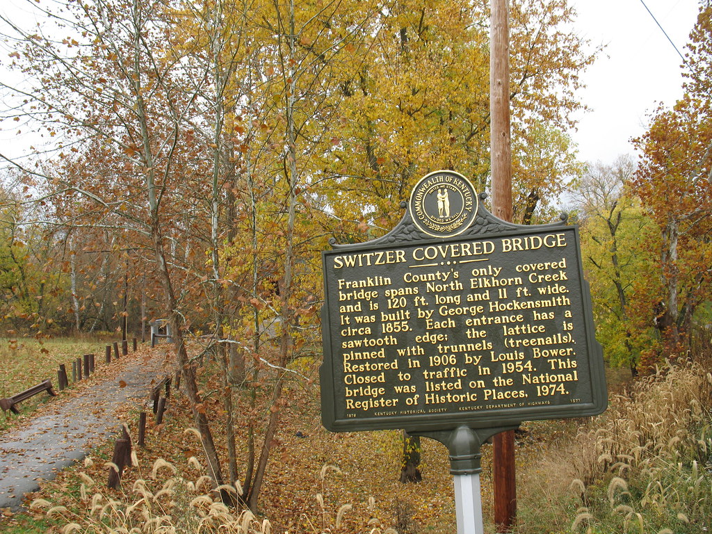Switzer Covered Bridge Historic Marker (Franklin County, K… Flickr
