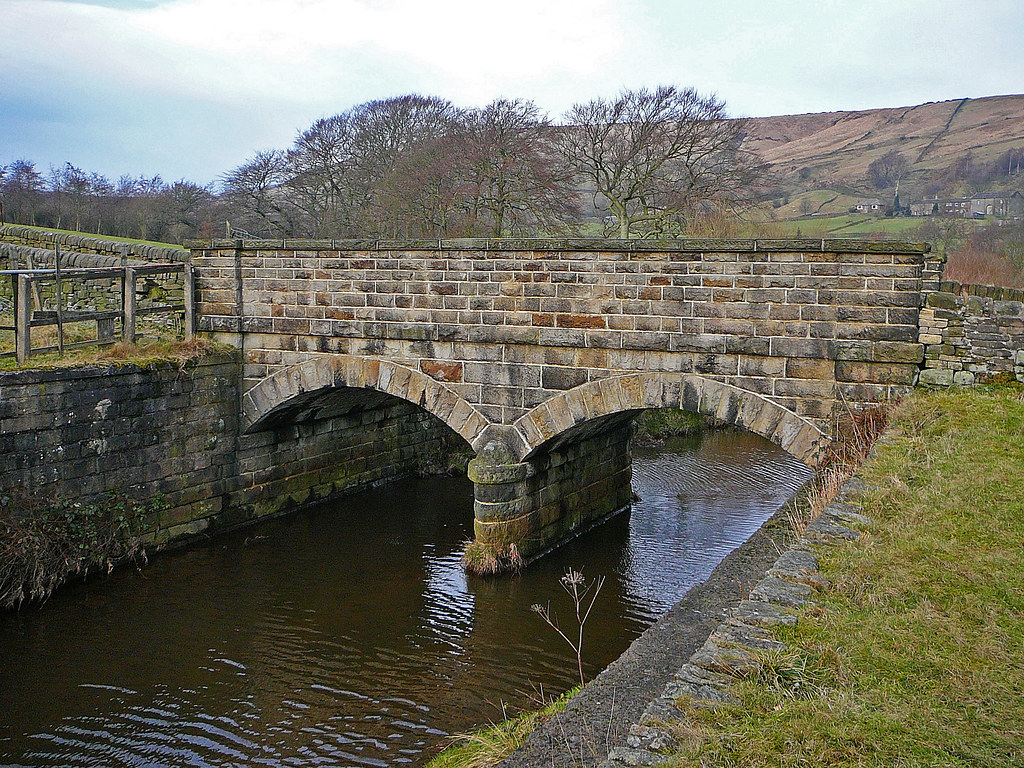 Bridge, Ainsley Lane, Marsden over the reservoir overflow.… Flickr