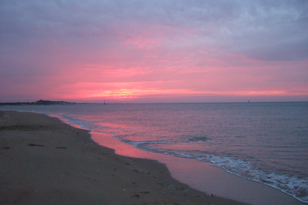 Coucher de soleil HOULGATE 14 Barnie76 ,Le retour