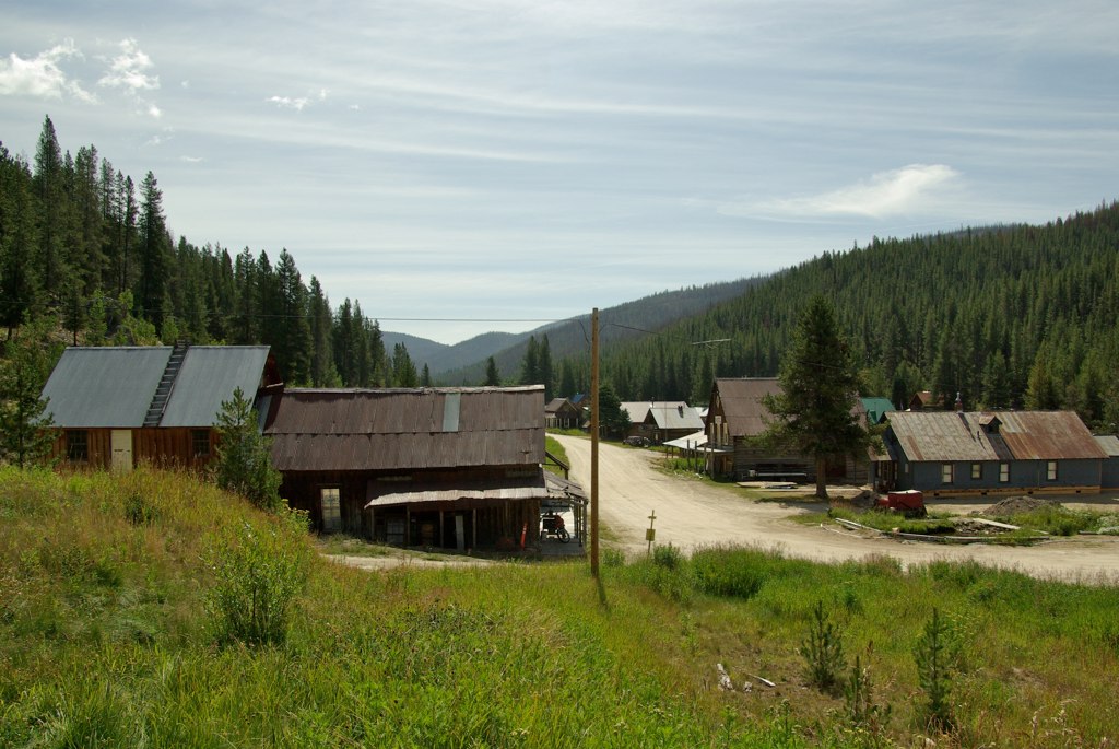 Main Street Warren, Idaho View of main street of the histo… Flickr