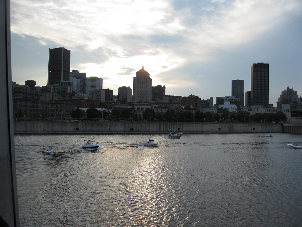 Boat Tour Montreal A Glimpse of Downtown These are from … Flickr