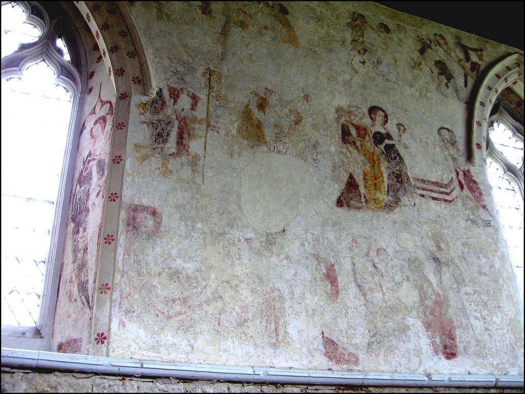 St. MARY, CHALGROVE, OXON. North chancel wall paintings. w… Flickr