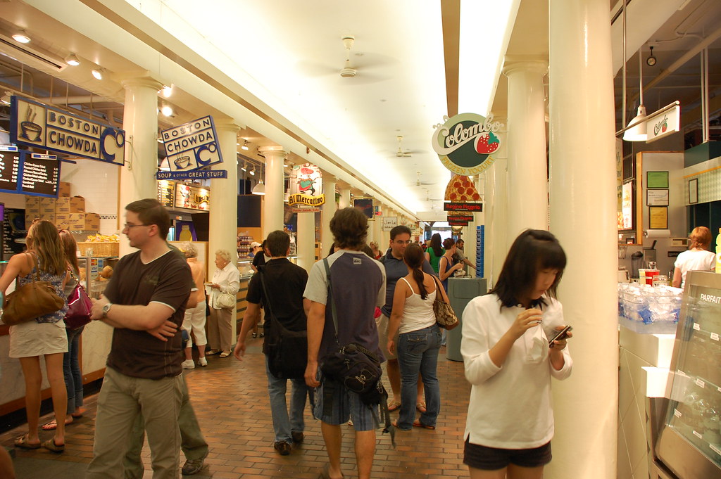 Quincy Market Boston Boston Chowda, any one? Recession n… Flickr