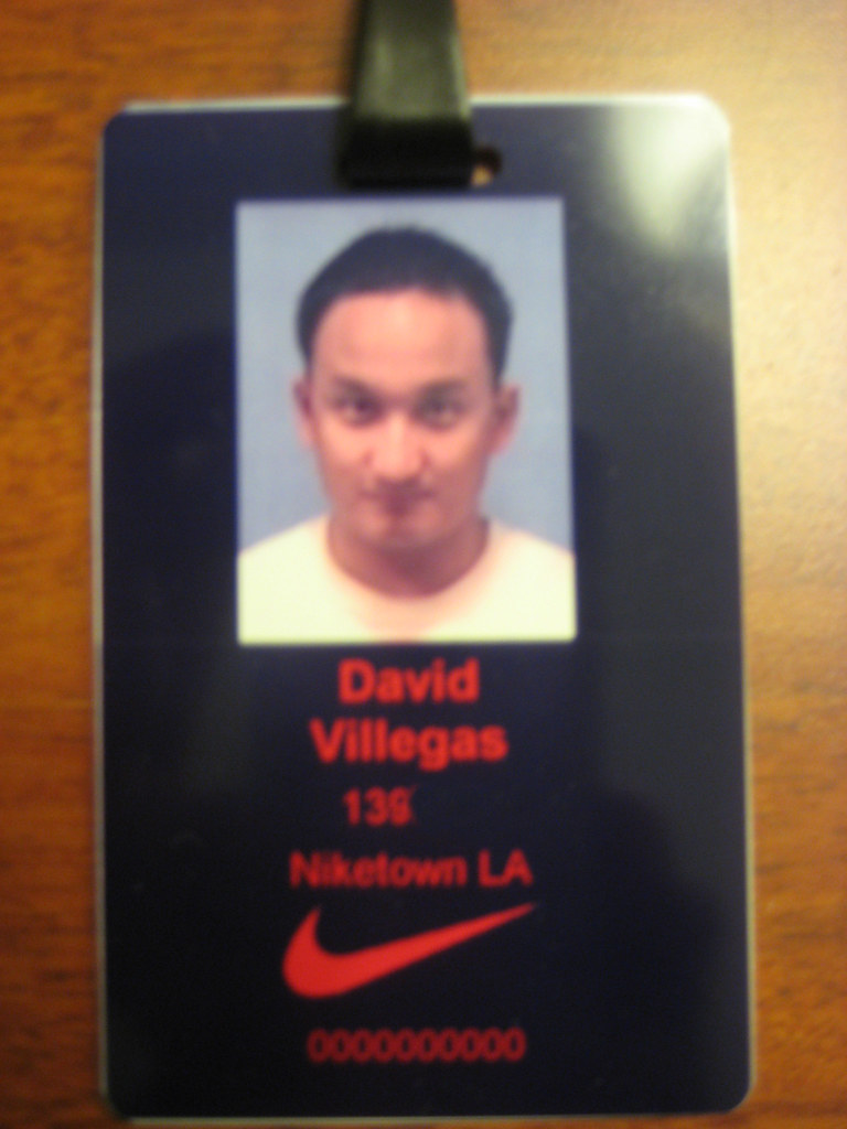 Dave's Nike ID This simple ID badge is perhaps the coolest… Flickr