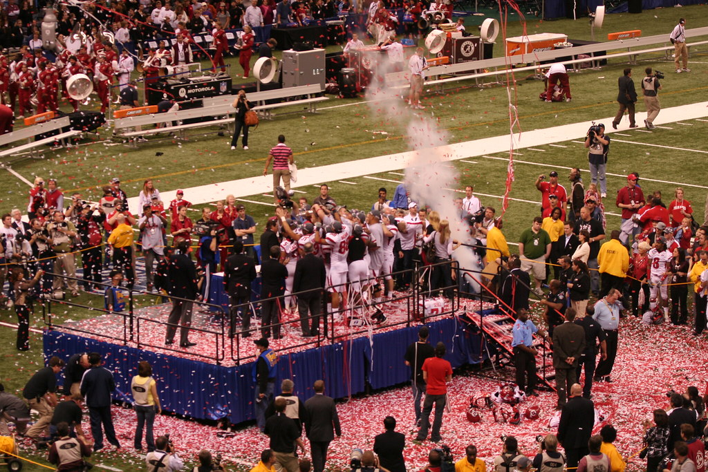 Sugar Bowl 2009 Utah Utes are the champions. the_robio Flickr