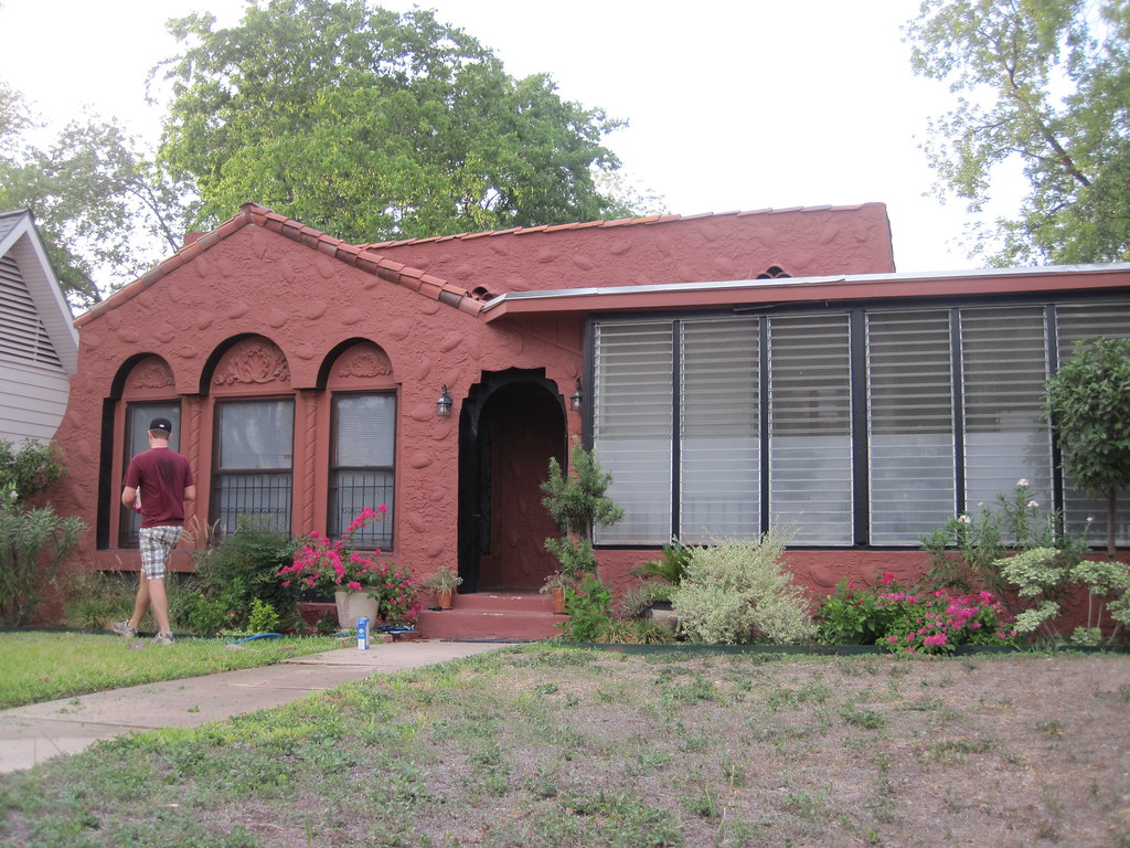 Red Stucco House Ginger Payne Flickr