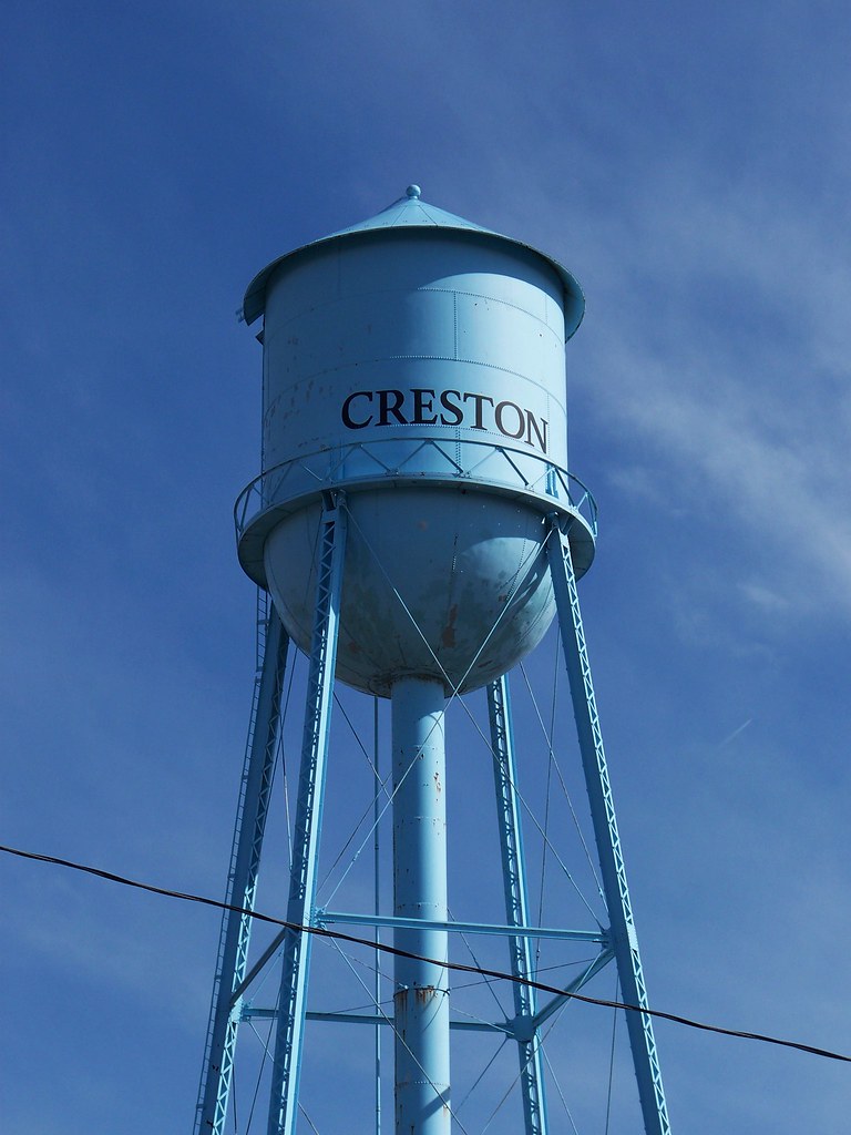OH Creston Water Tower Water tower in Creston, Ohio. Flickr