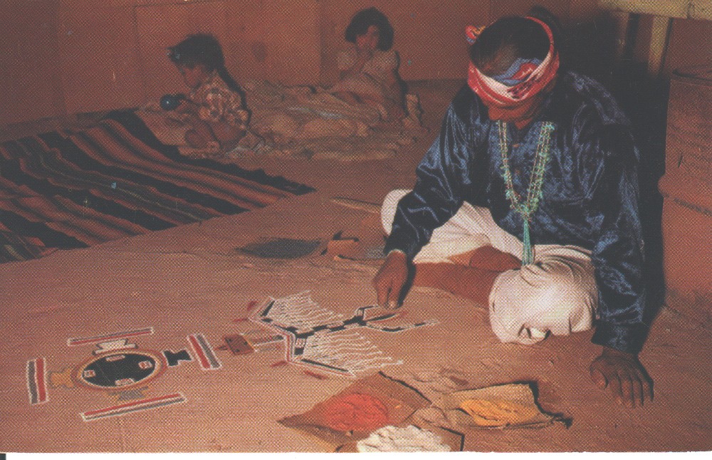 US Navajo Sand Painter Joe Lee Lukachukai Vintage Post… Flickr