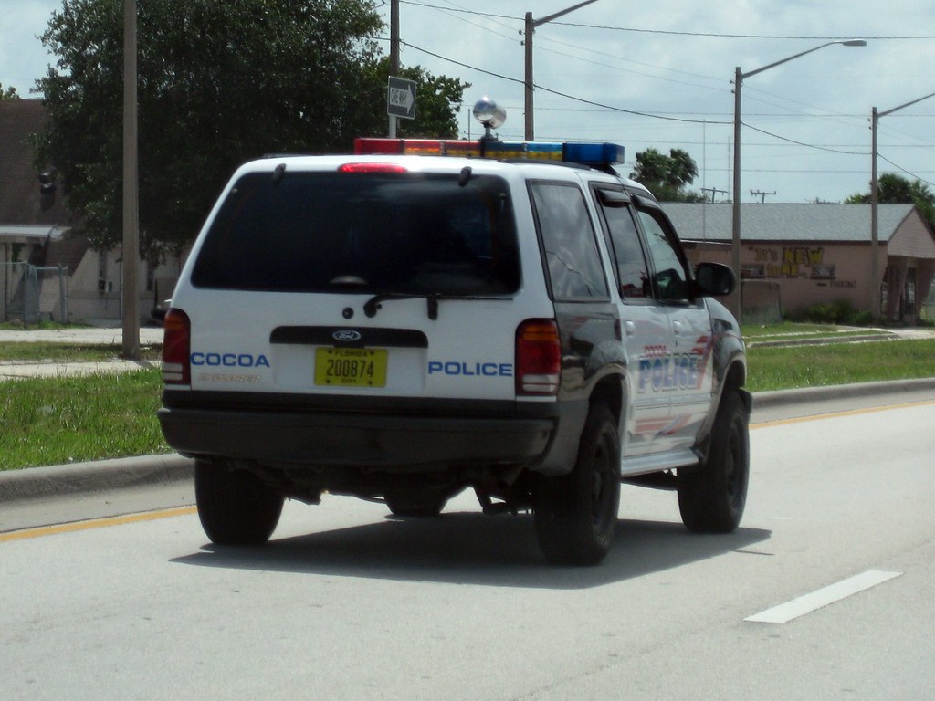 Cocoa, FL Police Ford Explorer police truck. Cocoa, Florid