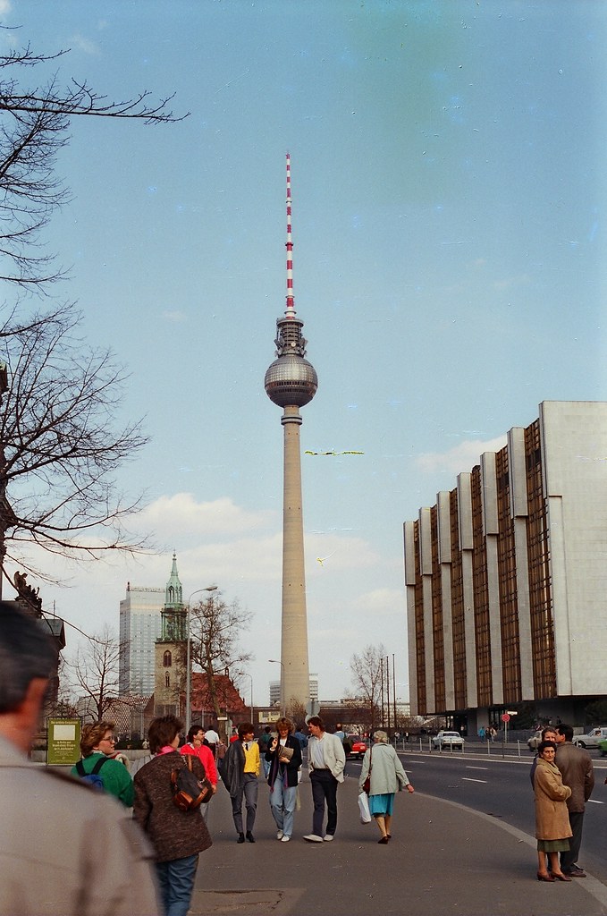 50. //60/1k/1119/3f East Berlin TV Tower 1987 EuroAsia Vizion Flickr