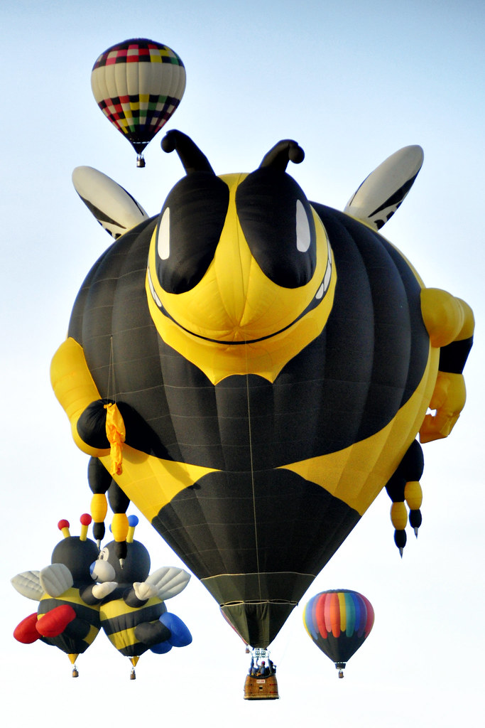 Bumble Bee Balloon Albuquerque International Hot Air Ballo… Flickr