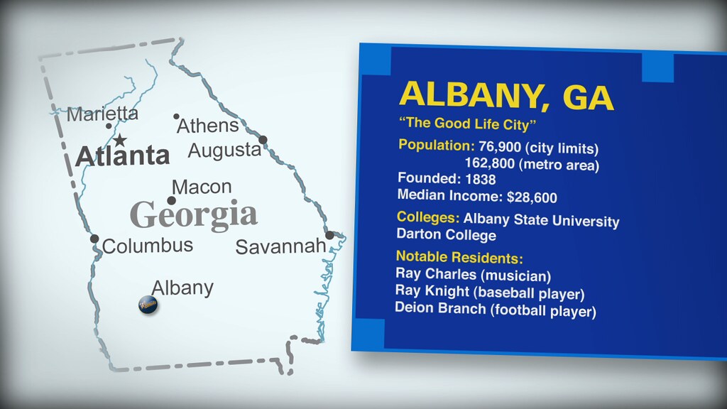 Albany Ga State Map Albany, GA Map peanutstv Flickr