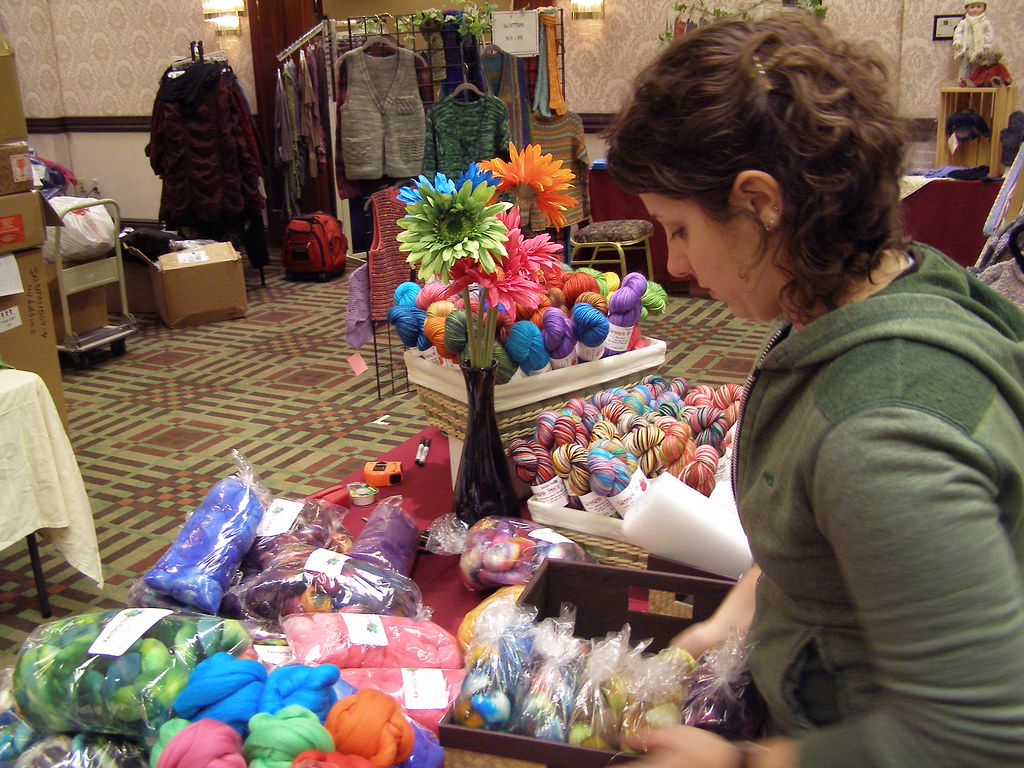pittsburgh knit and crochet festival vesper yarn setting u… Flickr