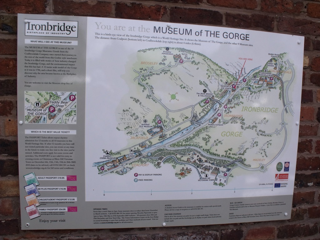 map of Ironbridge at the Museum of the sign You … Flickr
