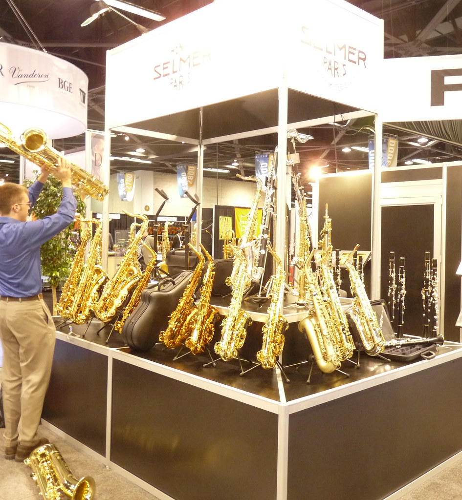 Selmer Saxophones display NAMM Show 2009 Pictures Selmer… Flickr
