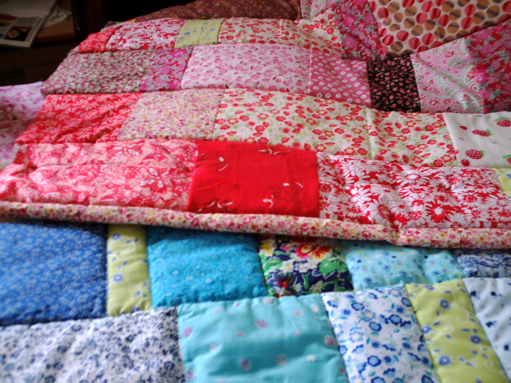 Two quilts, both halfway to being made. These two quilts a… Flickr