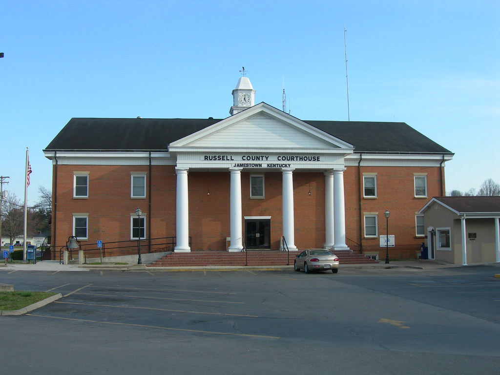 Russell County Courthouse Jamestown, Kentucky Constructed … Flickr