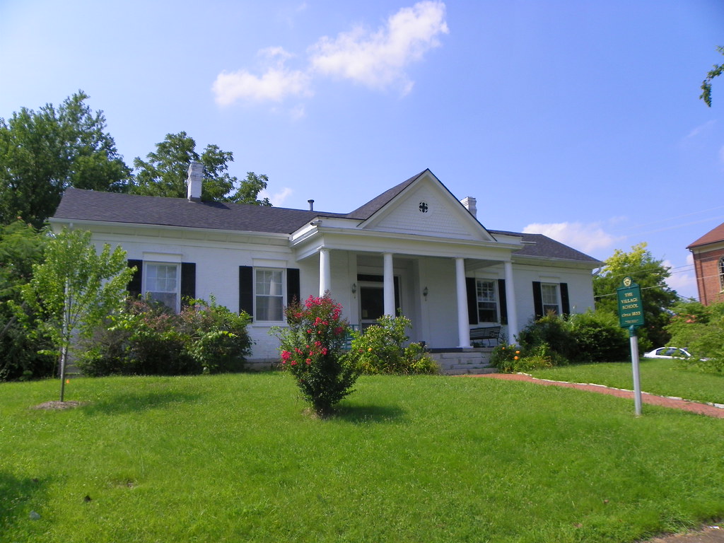The Village School Circa. 1833, Munfordville, Kentucky. J. Stephen